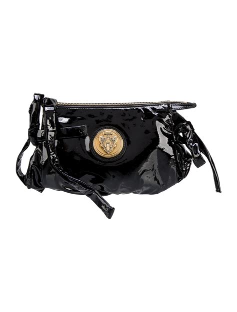 black clutch with chain pattern gucci|gucci hysteria clutch.